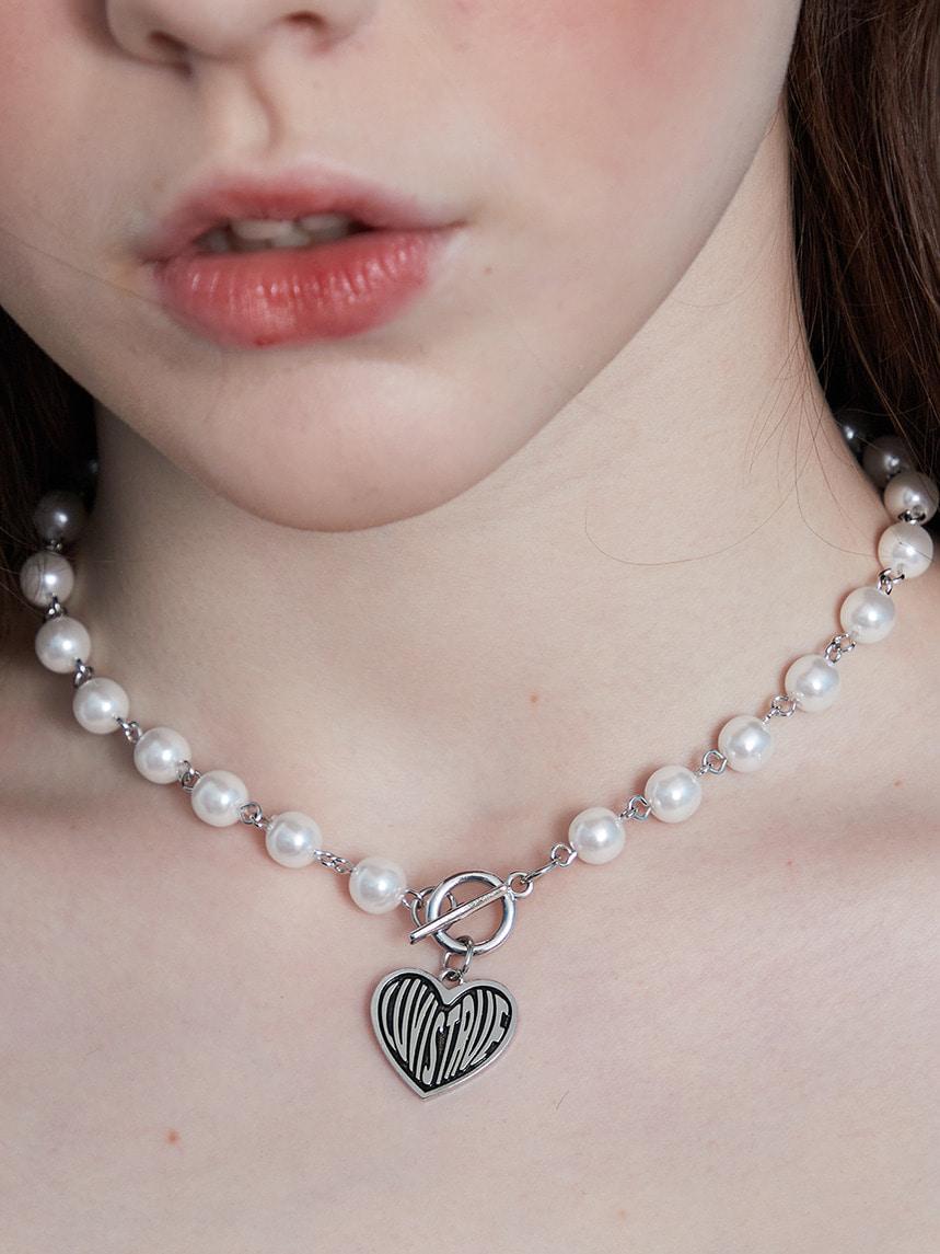 IN PEARLS CHOKER(SILVER)