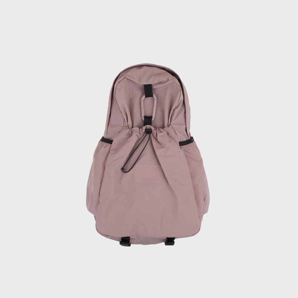 mmo backpack nylon wrinkle / dusty pink
