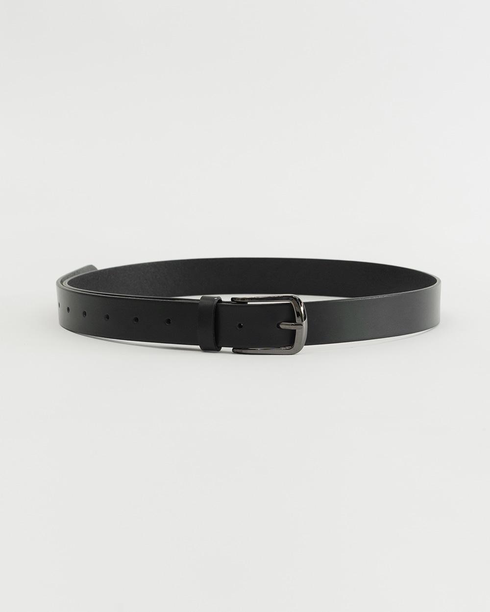 다크 카우 레더 벨트 (3color)