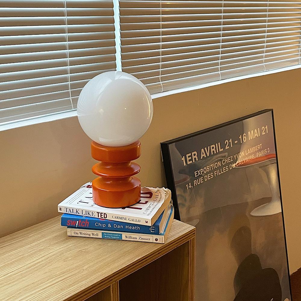 스튜디홈 테이블램프 조명 오렌지 빈티지 조명 단스탠드 레트로 모던미드센츄리조명