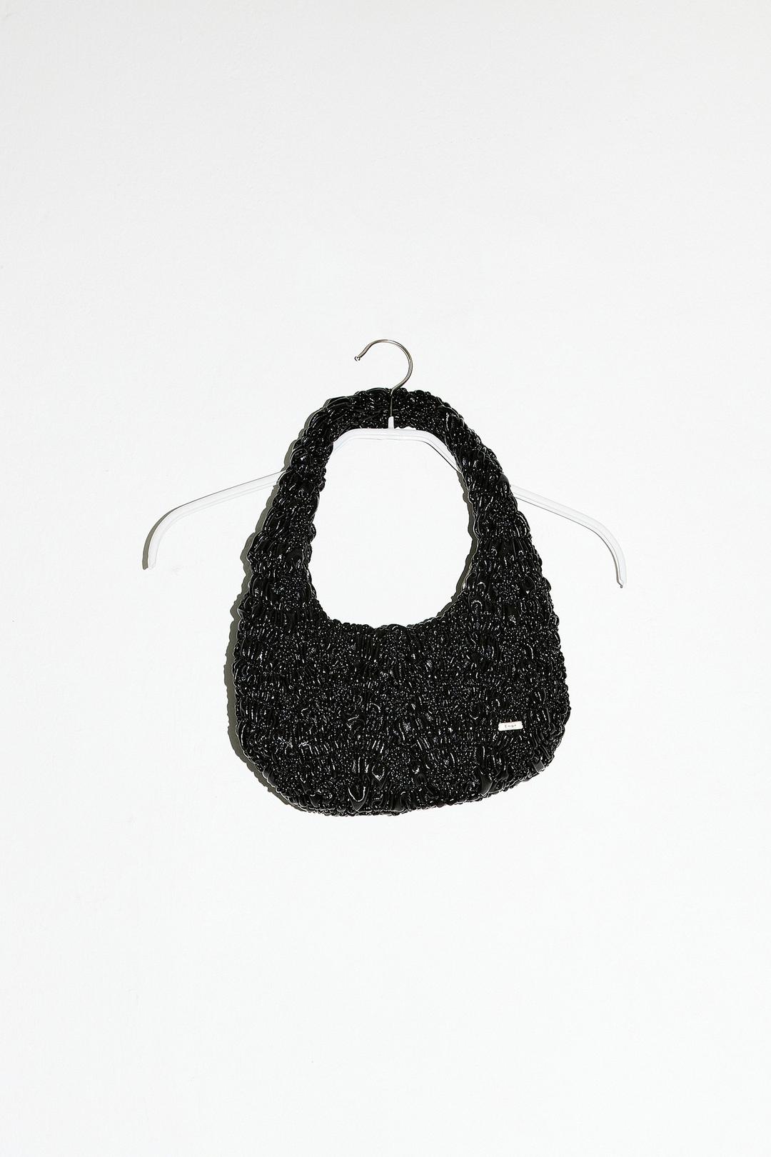 CREASE COTTON HOBO BAG