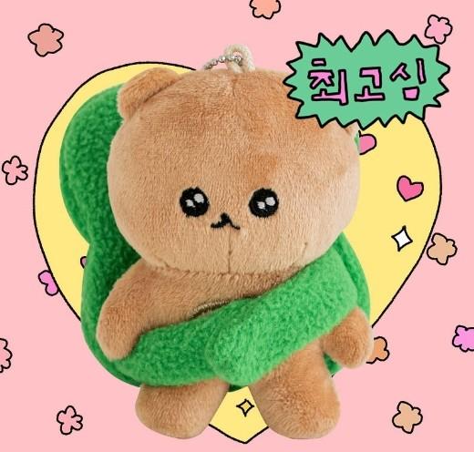 [바잇미] 바잇미X최고심 행운다람쥐 키링 장난감 (노즈워크)