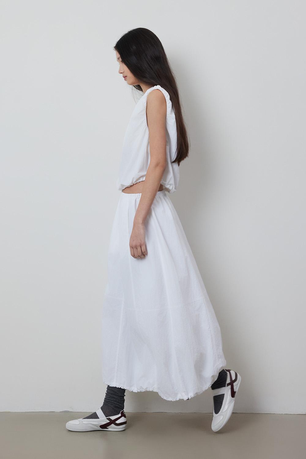 Balloon String Set-up Cooling Banding Long Skirt