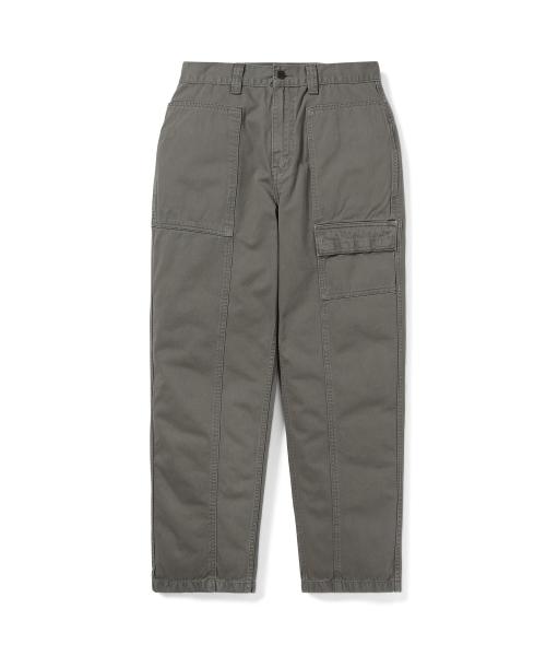 Paneled Overdyed Pant Grey