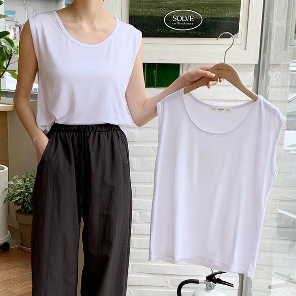 찰랑여유핏U넥나시 (F,L,XL)
