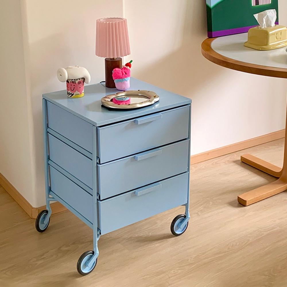 파인더 파스텔 이동식 트롤리 서랍장 바퀴 휠 회전