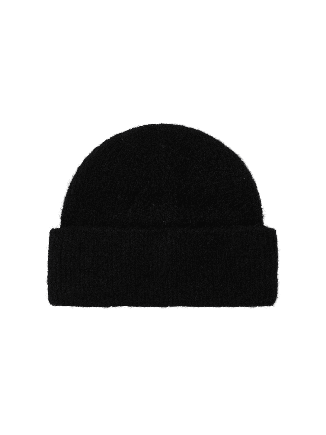Shaggy Cuff Beanie Black