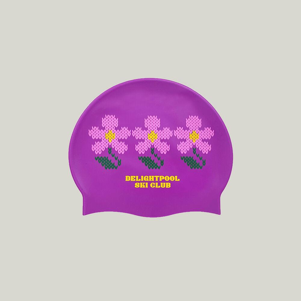 Flower Sweater swim cap - Violet
