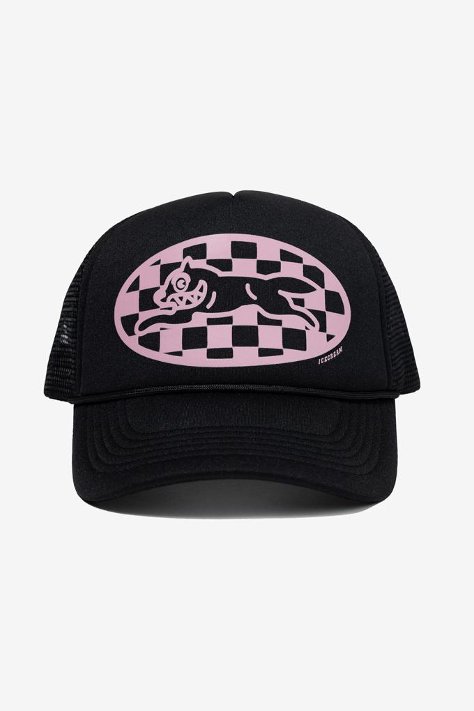 CHECKER RUNNING DOG TRUCKER CAP