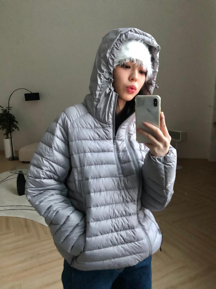 [주문폭주] Sonic padding 소닉 남녀공용 후드 다운 패딩 웰론 투웨이 스트링 오버핏 점퍼