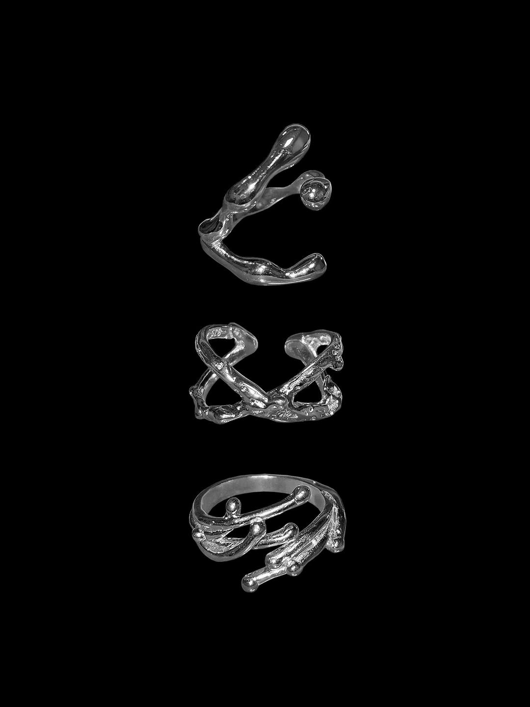 헤이즈 착용)XXXXX RING (3p) SET