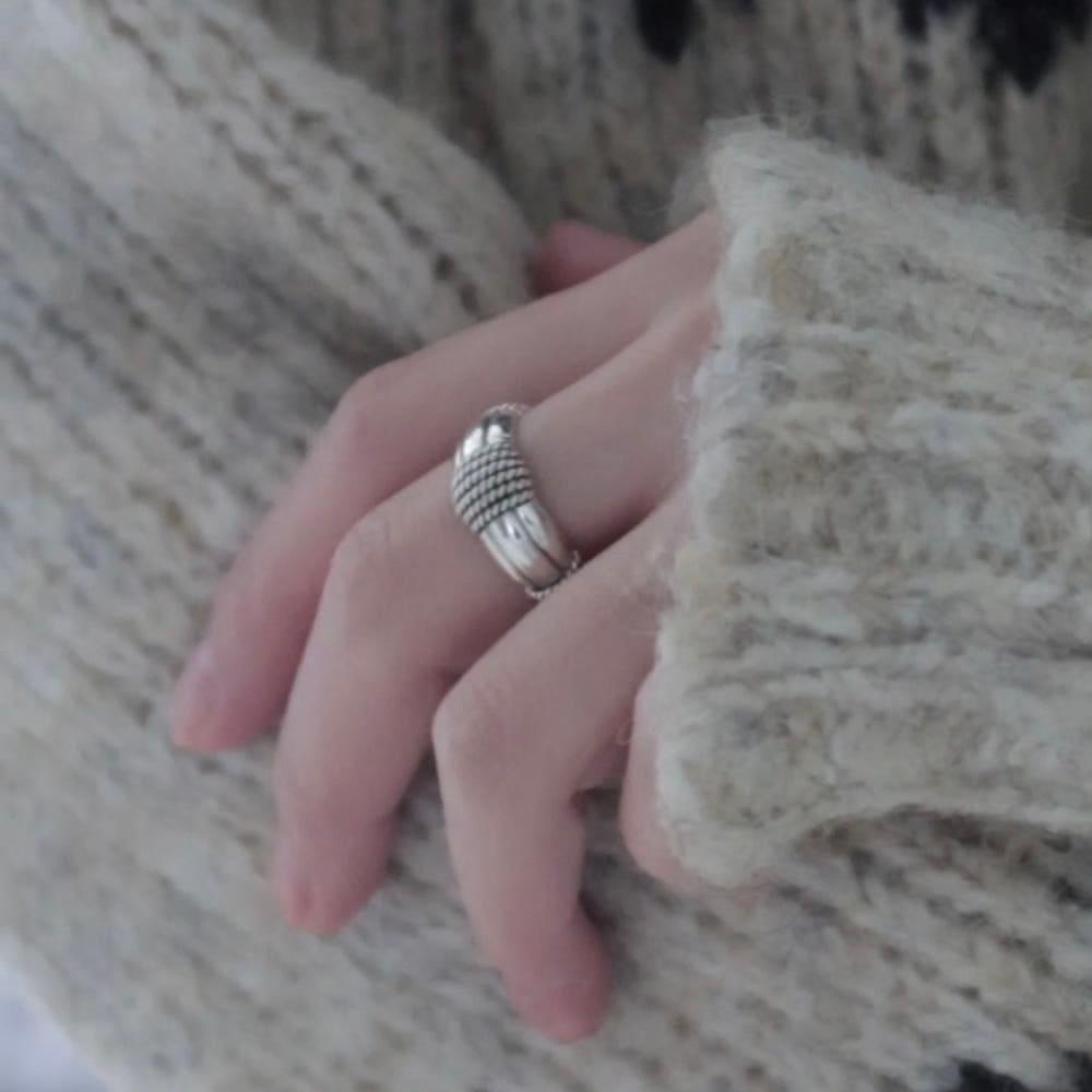 925실버 Haco 은반지