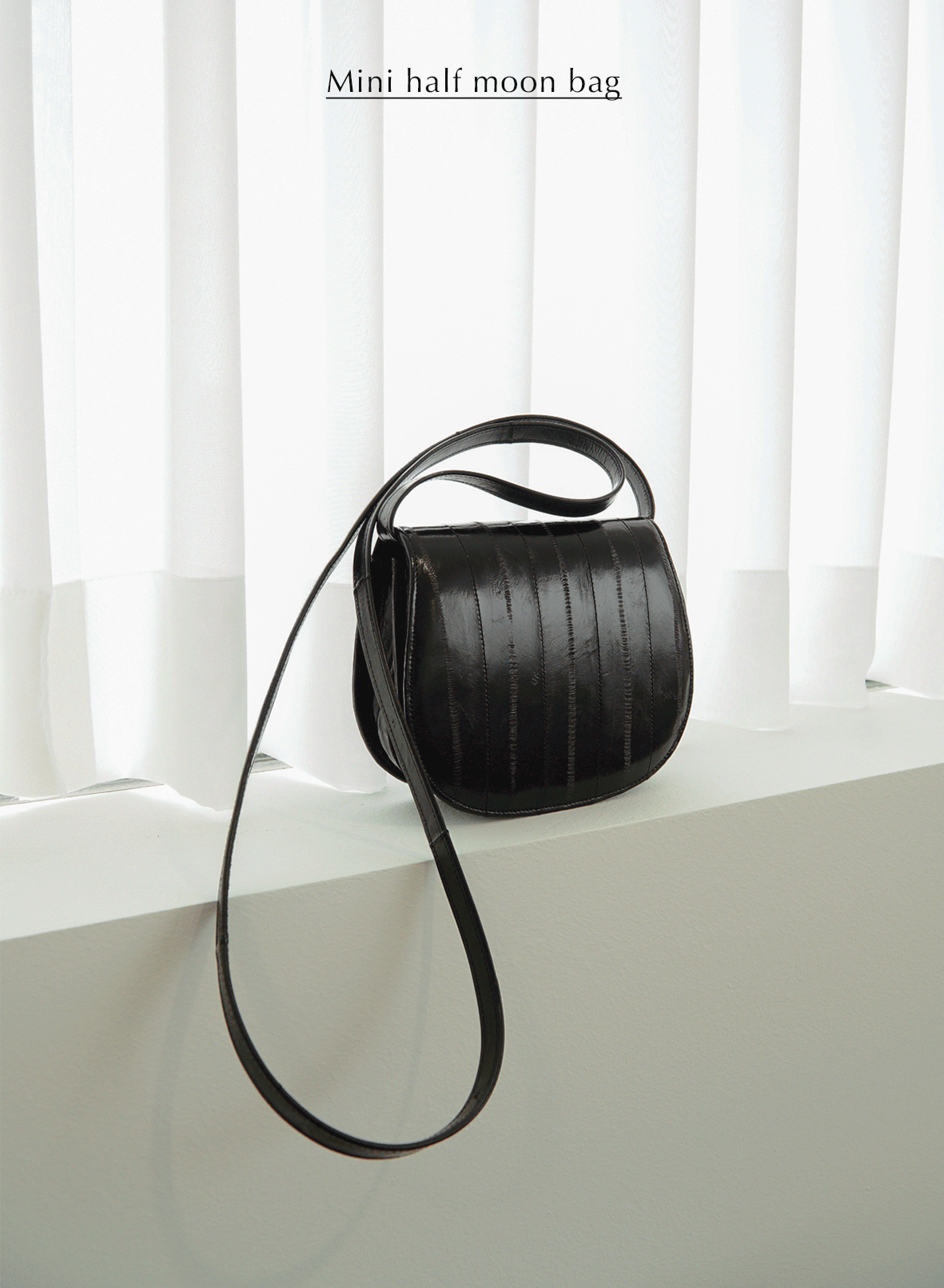 Mini Half moon bag (3col)