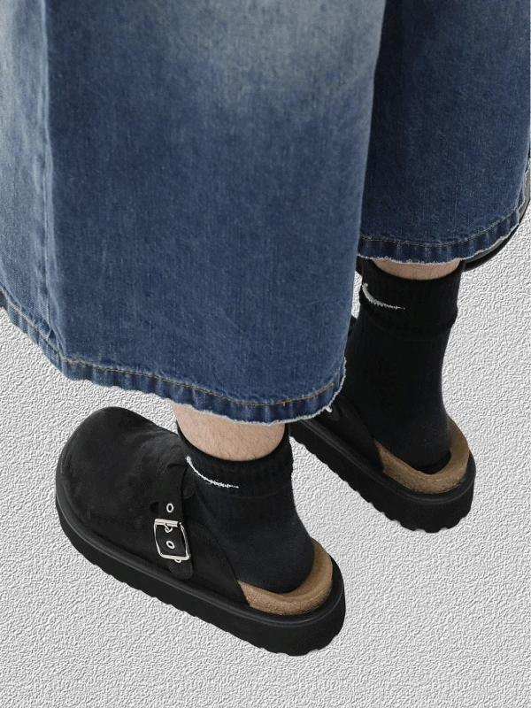 FLAU SATIN BIRKEN SHOES