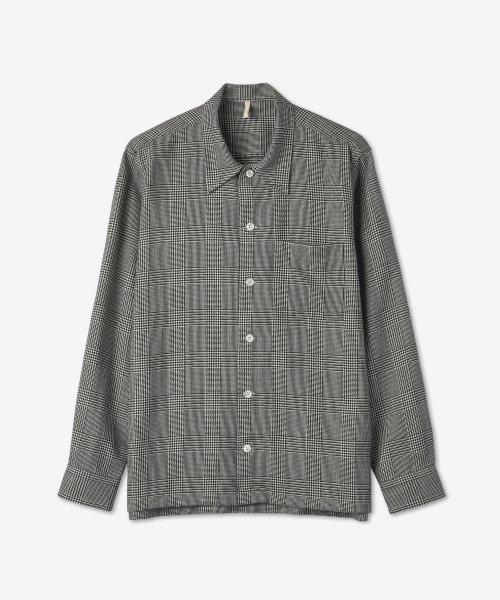 남성 스페이시 셔츠 - 블랙 체크 / 1142999