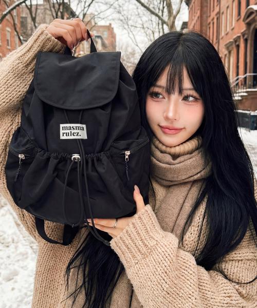 미니 플랩백팩 _블랙