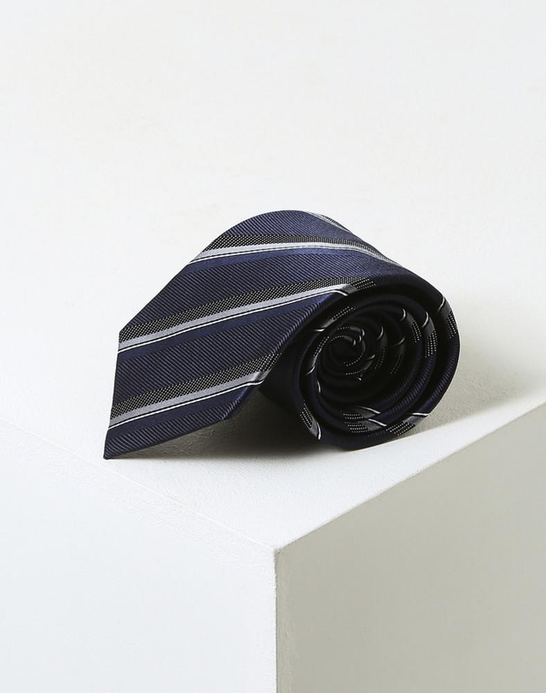 닥스 남성 [populet]네이비 스트라이프 실크 넥타이 WMNE2F029N2 : 닥스 DAKS
