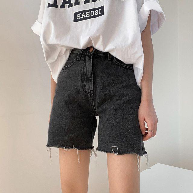 [ 캐주얼 ] 4부 데님 반바지 (3color)_뷰러