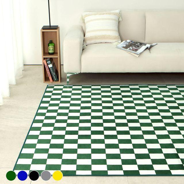 체커보드 워셔블 사계절 러그 카페트 사각/원형 5color 12size