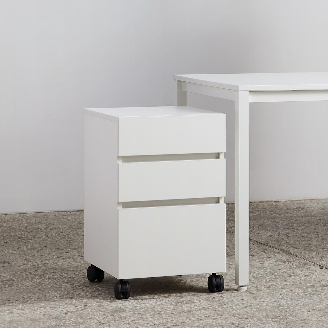 콰트로 3단 큰 책상 서랍장