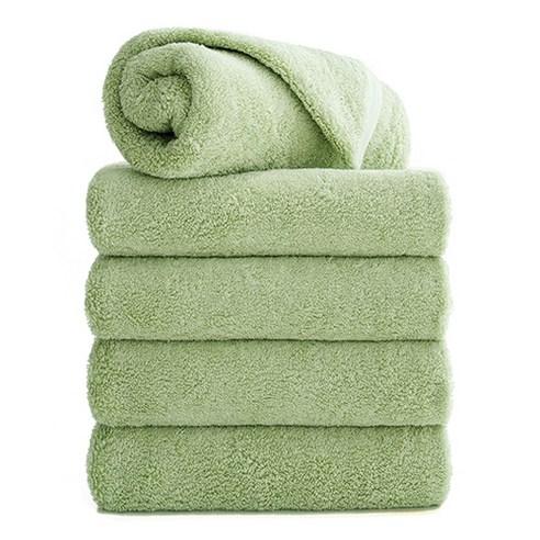 타월톡톡 프리미엄 호텔수건 타월 200g 40수 코마사, 연그린, 5개 - 수건/타월 | 쿠팡