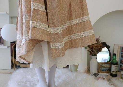 ❤레이스 속치마2_블랙&아이보리🖤