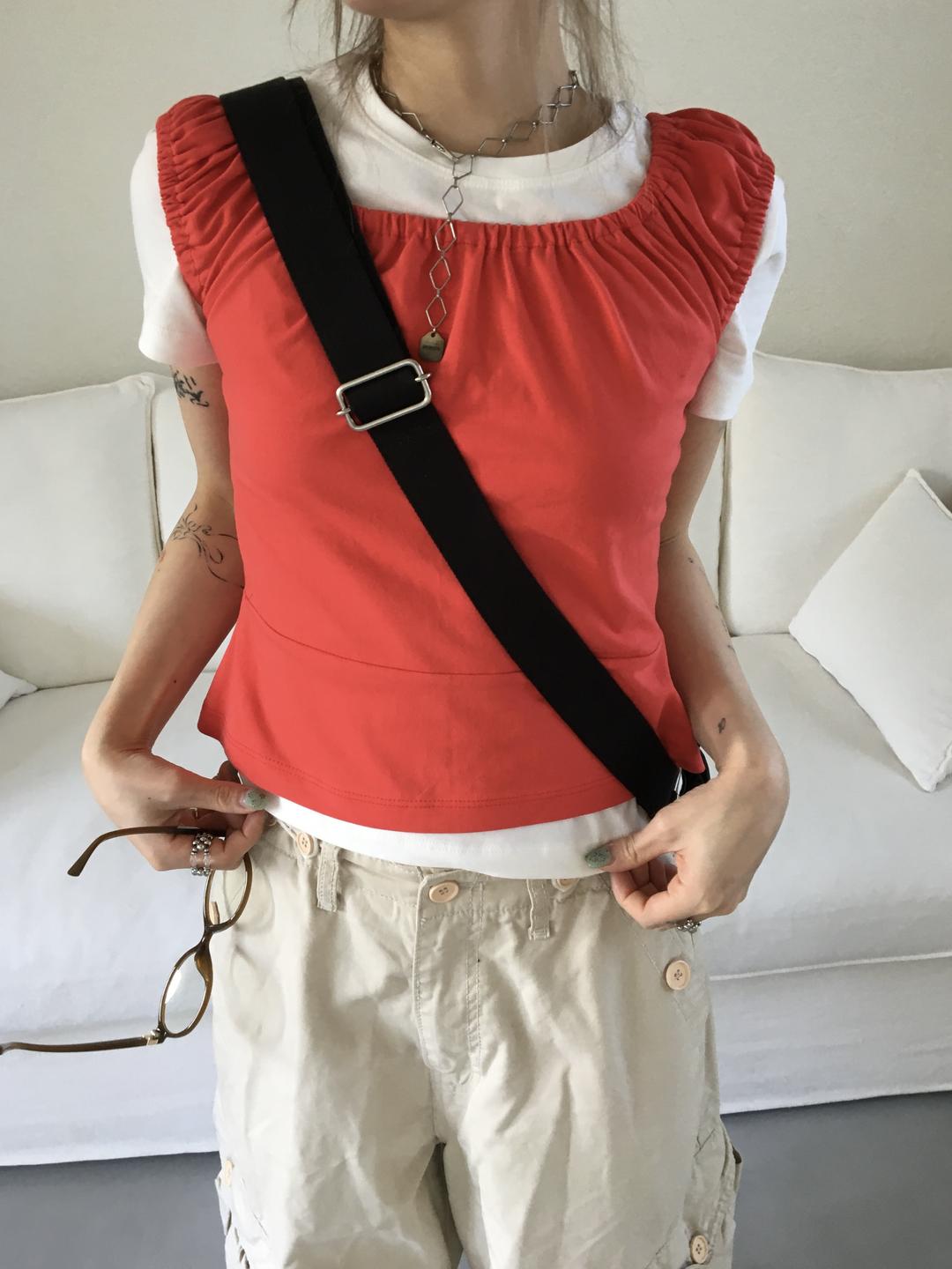 숏 텐셀 베이직 하프티 2col