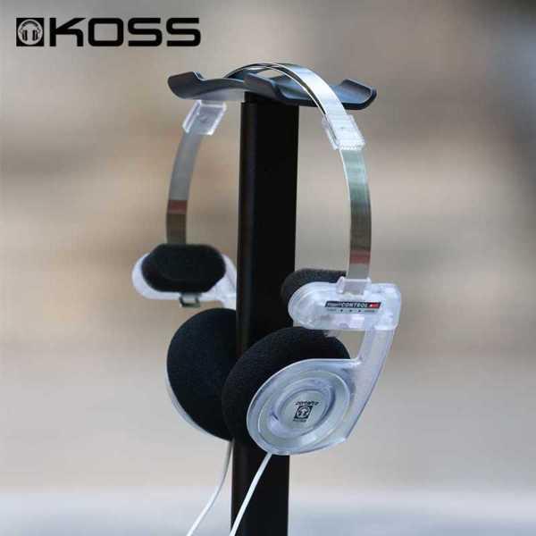 KOSS 헤드폰 투명 쿠션 코스 이어폰 감성 레트로 헤드셋