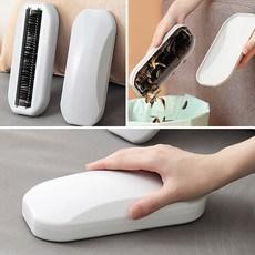 헬로요니 싹쓰리 핸디 먼지제거기 수동 청소 침대브러쉬 핸드 롤러