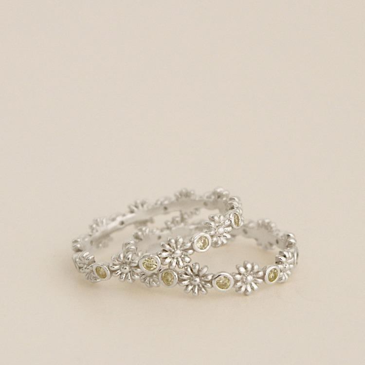 925 Silver Edelin Stack Ring/ 아델린