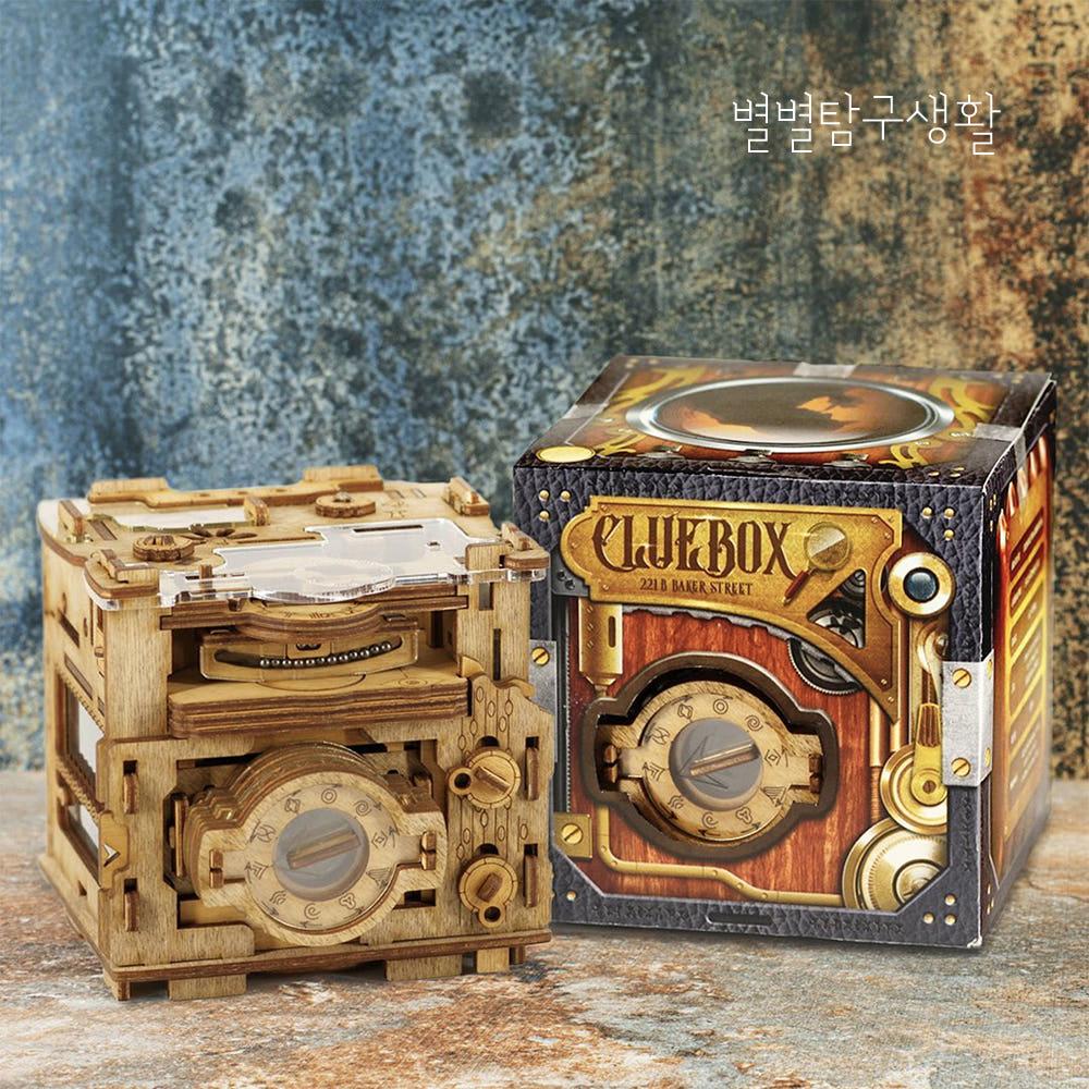 방탈출 퍼즐 셜록 카메라 와디즈 클루박스 추리 수수께끼 선물 퍼즐박스