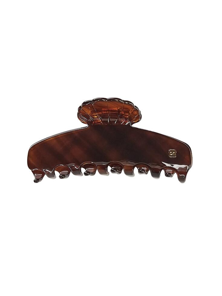 Classic shell claw clip(Brown)