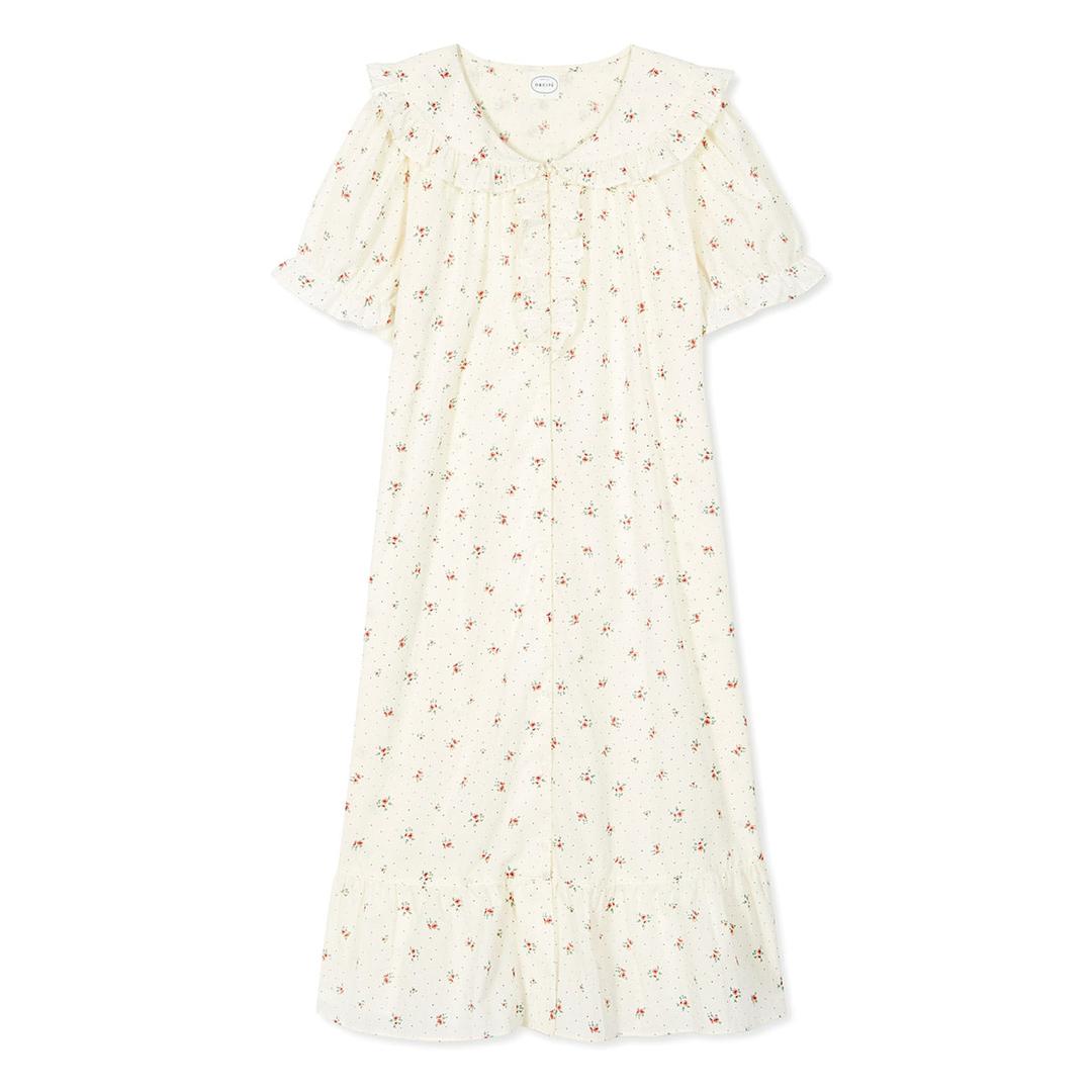 여성 B047 플로리스트 반소매 원피스