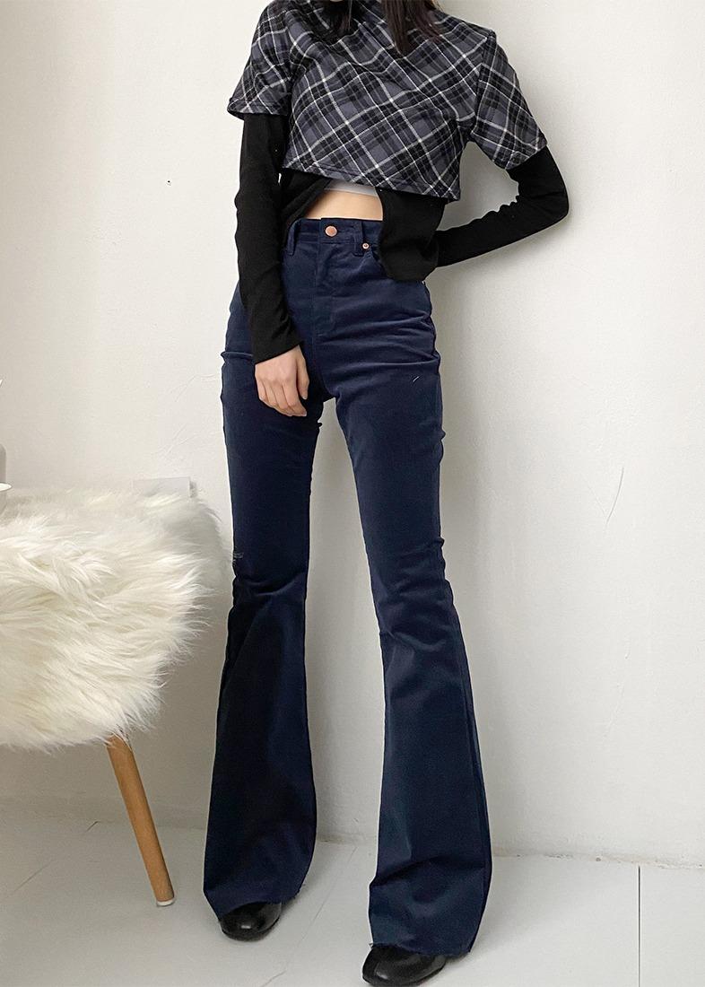 하이디 코듀로이 부츠컷 팬츠