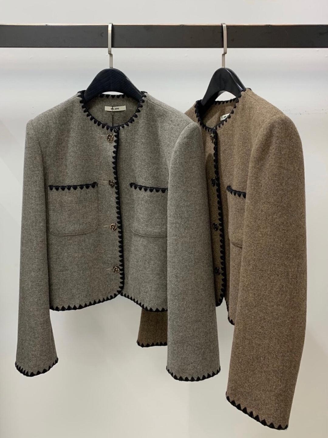 COCOA JACKET - brown,gray(11/12일 이후 예약 배송)