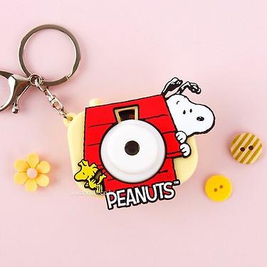 스누피 카메라 키링-노랑