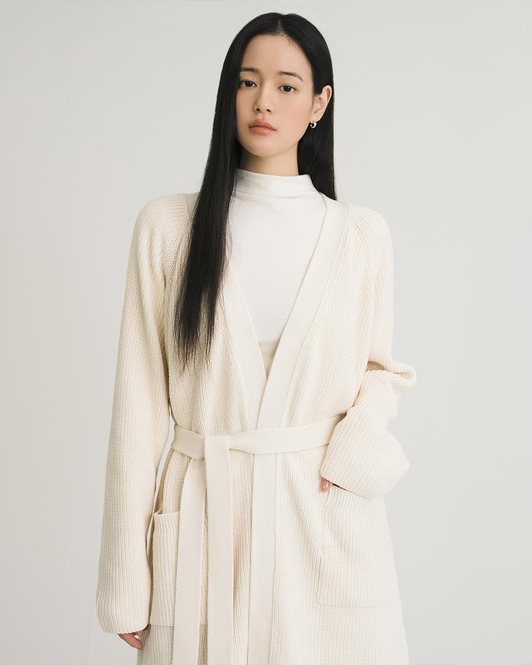 아로 롱 가디건