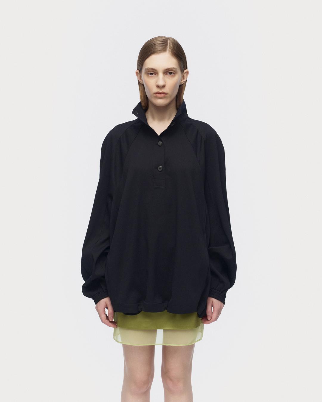 HELVETIOS oversized anorak Navy