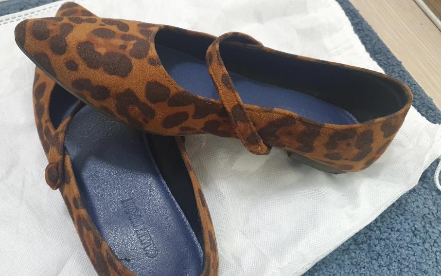 케임어폰 호피 메리제인 플랫슈즈 240