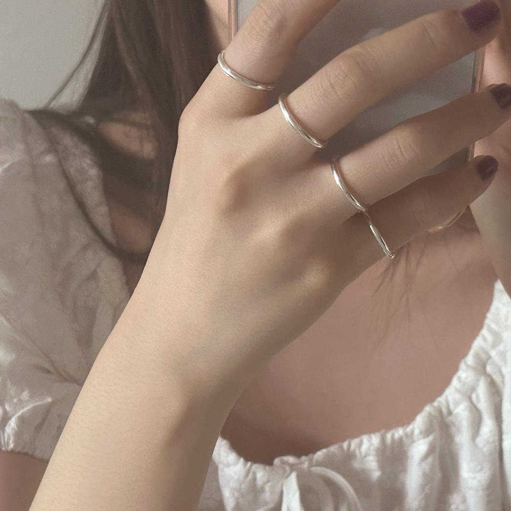 (실버925) simple ring 2mm 실반지 엥게이지 기본링