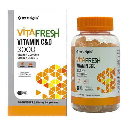 엔젯오리진 비타프레쉬 비타민 C & D 3000 3000mg x 70구미