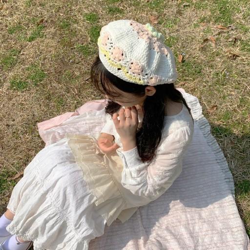 Lovely Vintage Beret 🤍아이보리🤍