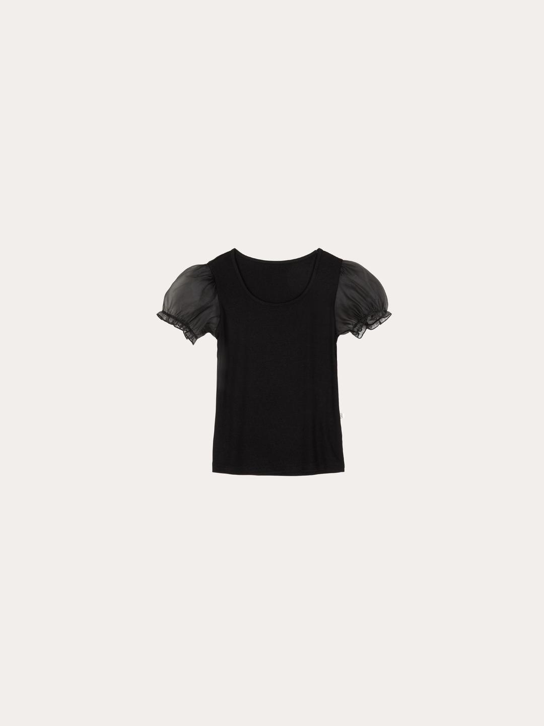 레이지 퍼프 티셔츠[BLACK]*오늘 출발