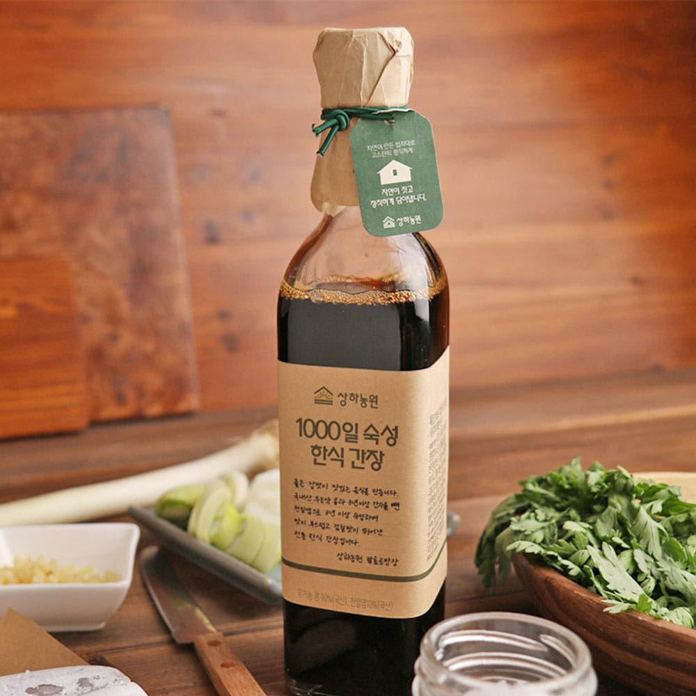 [상하농원] 1000일 숙성 한식 간장 460ml