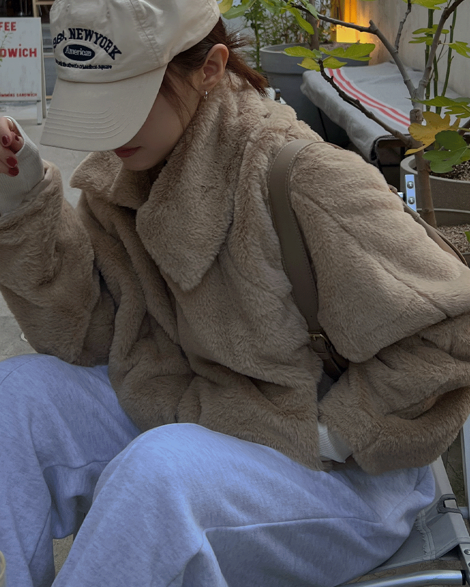 부들 퍼자켓 3color