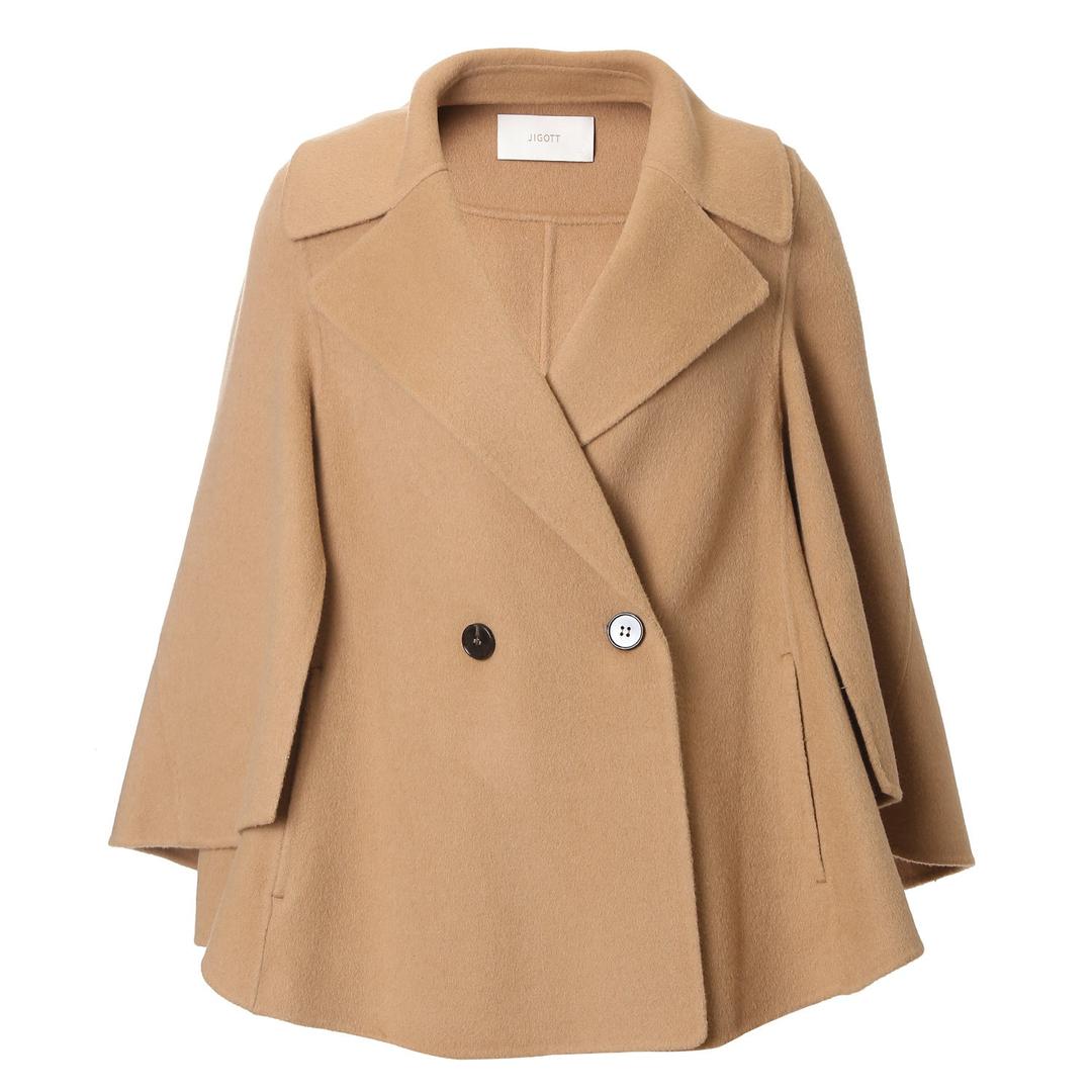 케이프스타일 핸드메이드 숏 코트(JPAE0CTC43)