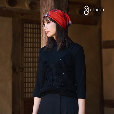 [런칭가 89,900원] 24FW 실크코튼 골지5부 카울넥 3종