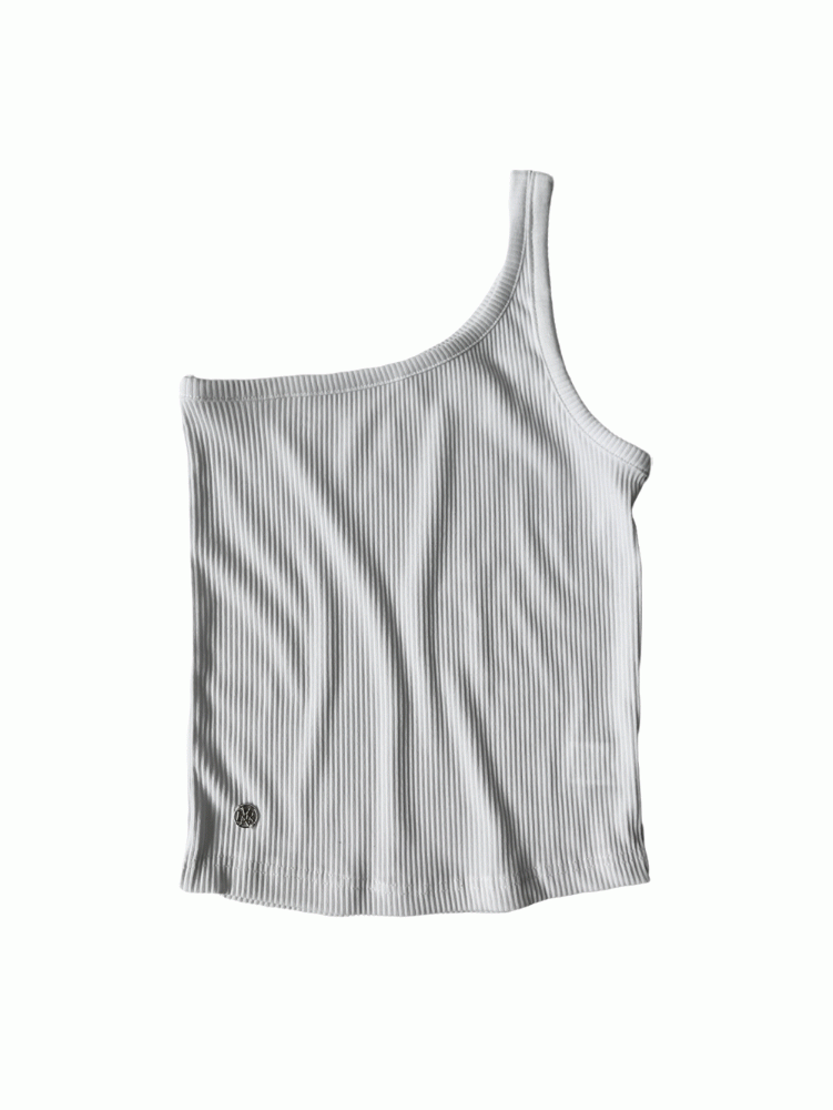 One shoulder sleeveless