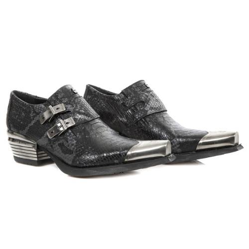 [뉴락] NEW ROCK 웨스트 M-7934P-C65 스네이크 스틸토 카우보이 웨스턴 구두