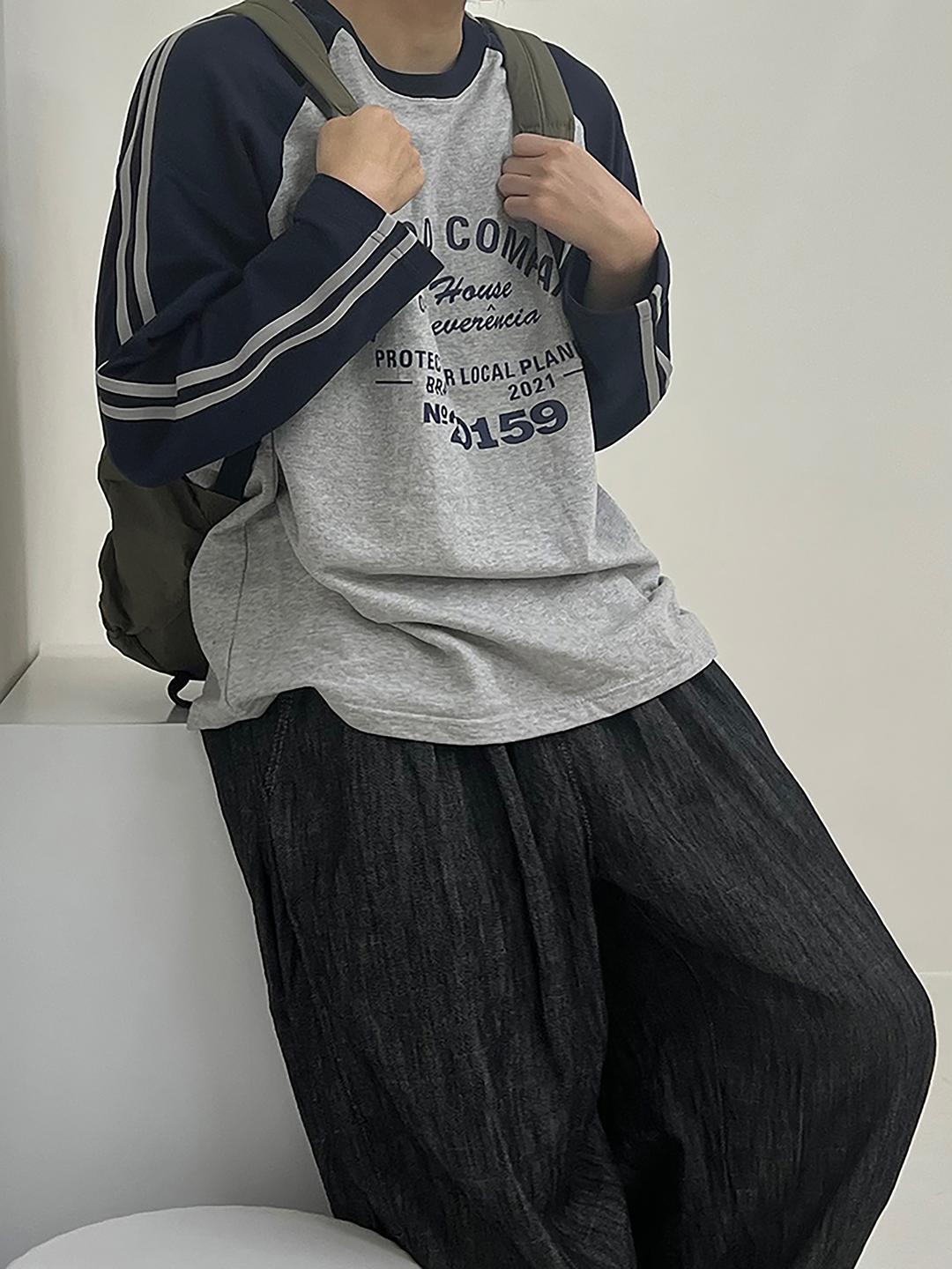 navy raglan long sleeve